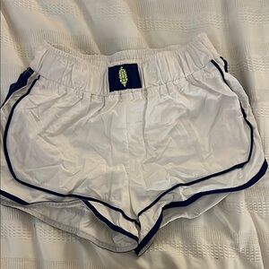White and Blue Women's Shorts- Free People